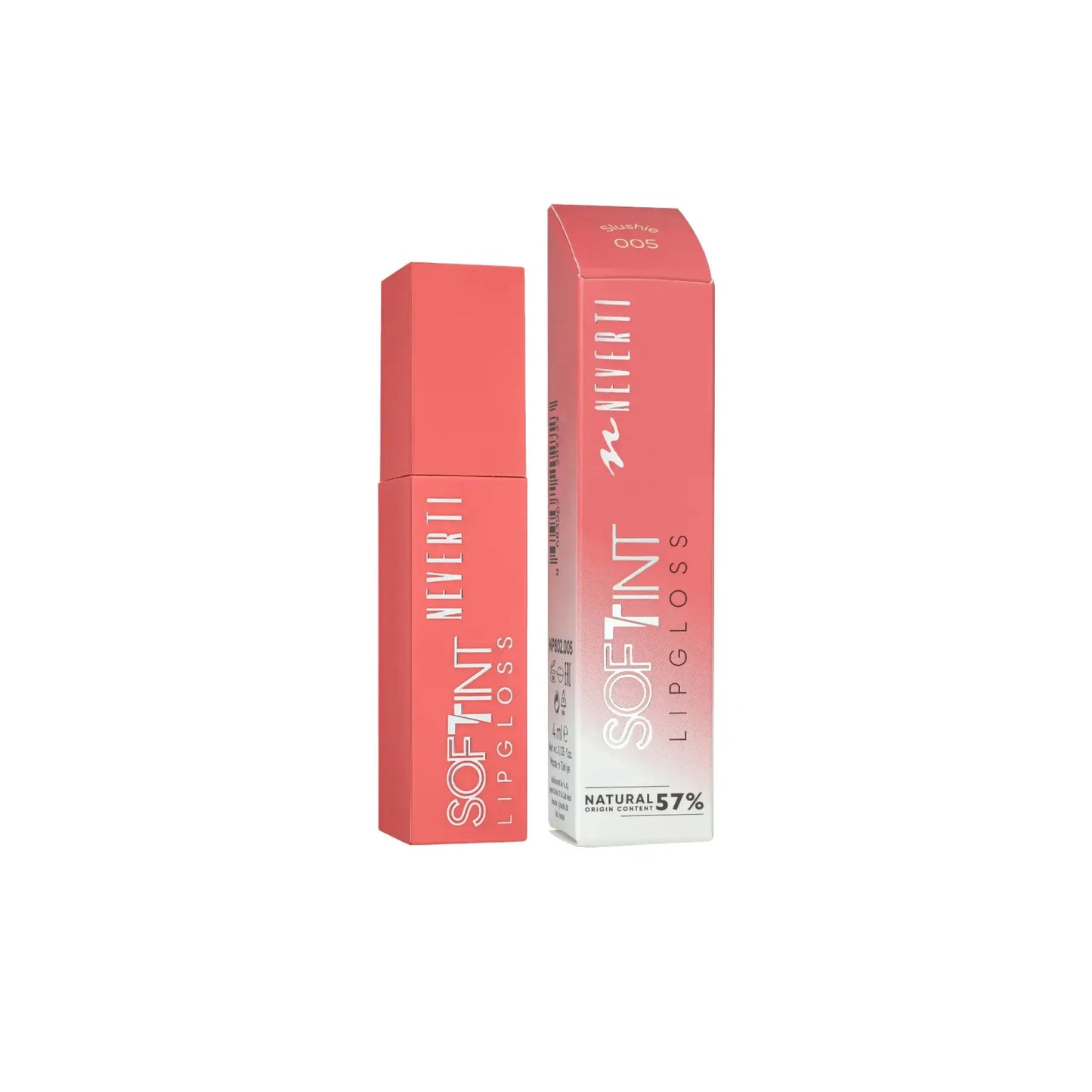 Блиск-тінт для губ Soft Tint Lipgloss - №5 Rosy Sunset - Блиск для губ