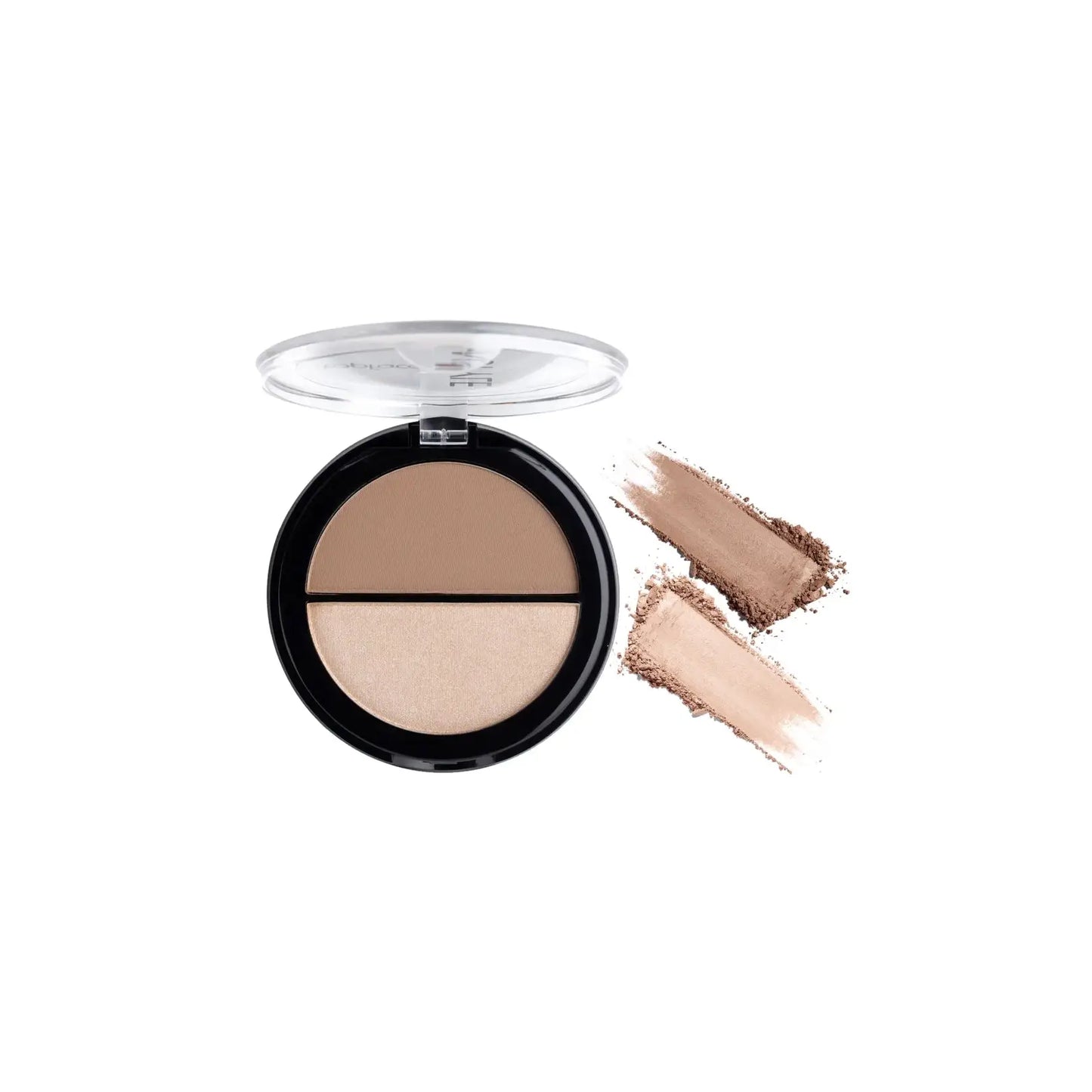 Бронзер хайлайтер для обличчя Instyle Contour & Highlighter №1 Бронзер Хайлайтер