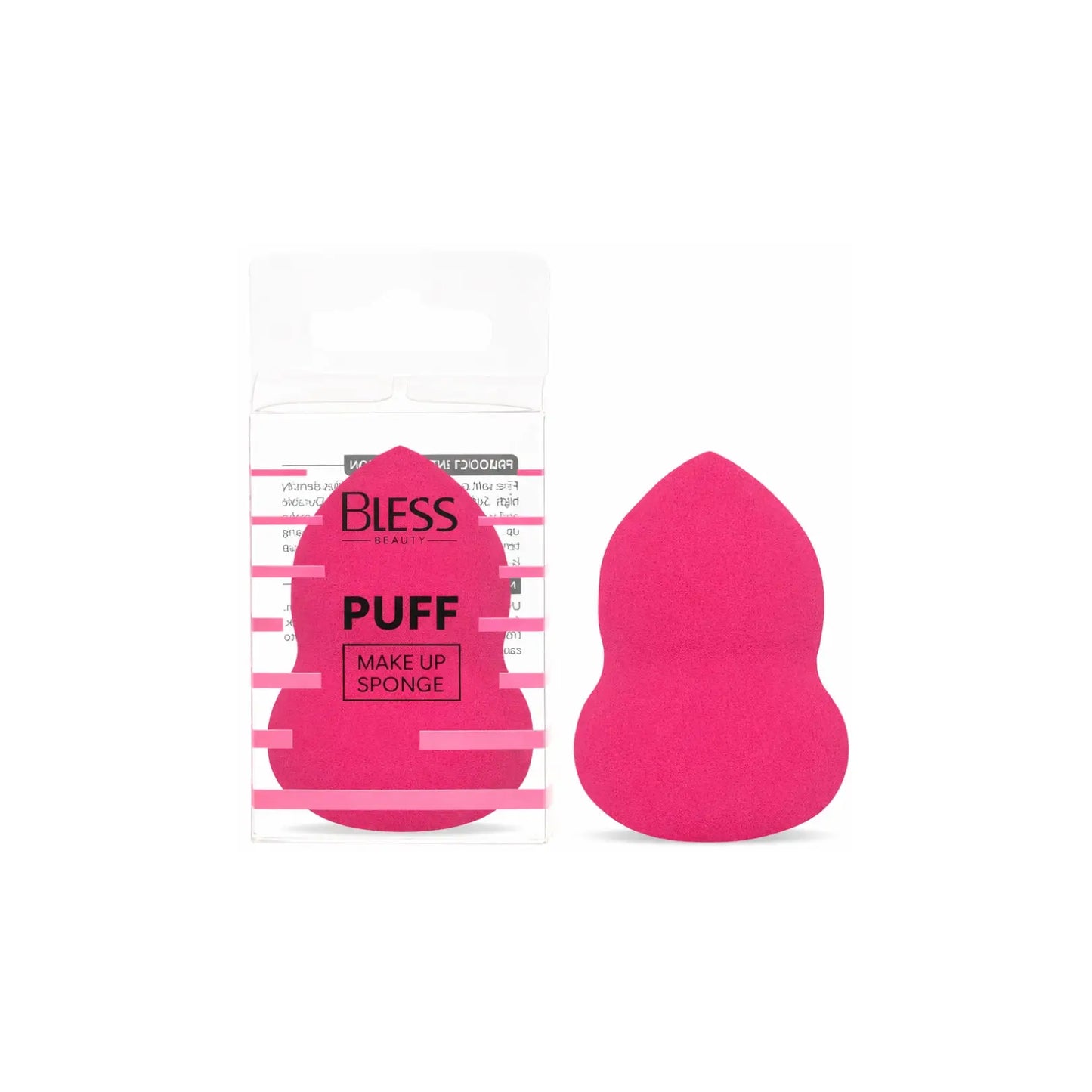 Грушоподібний спонж рожевий Puff Make Up Sponge - Спонжи