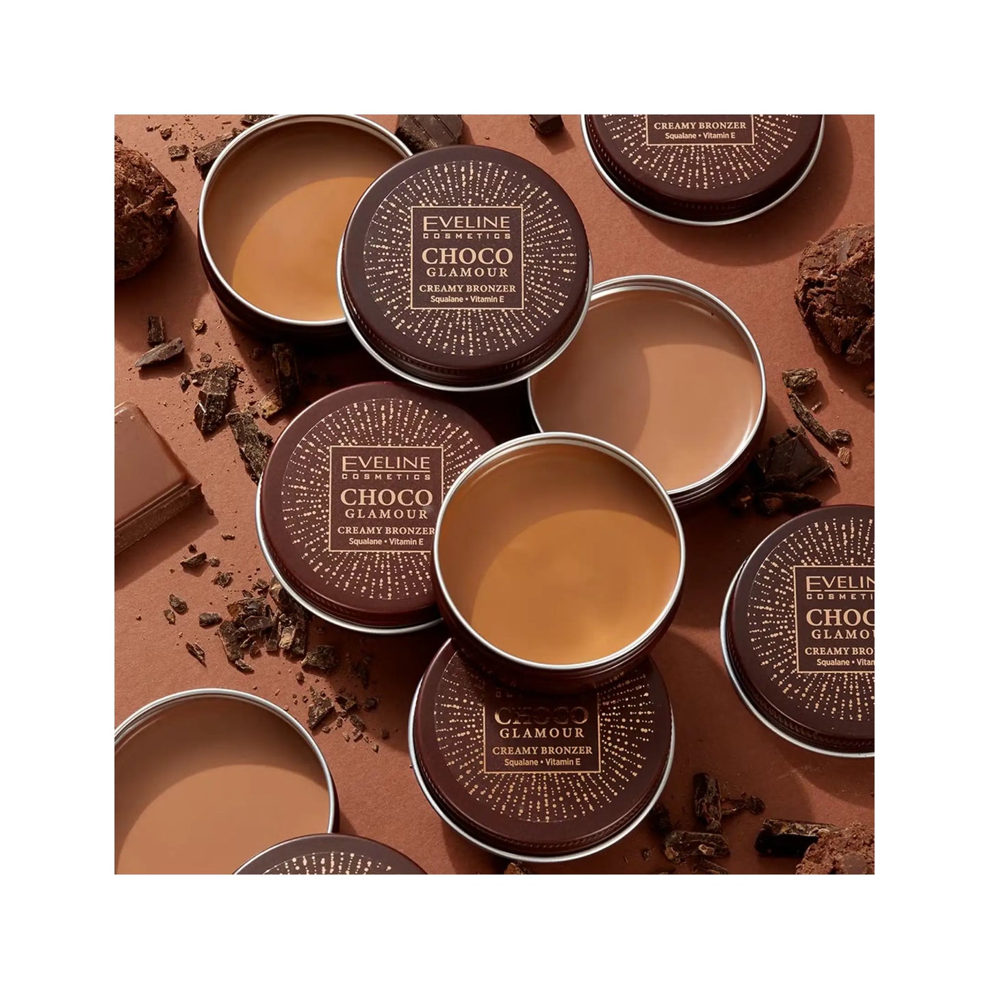 Крем бронзер для обличчя Choco Glamour Creamy Bronzer Бронзер