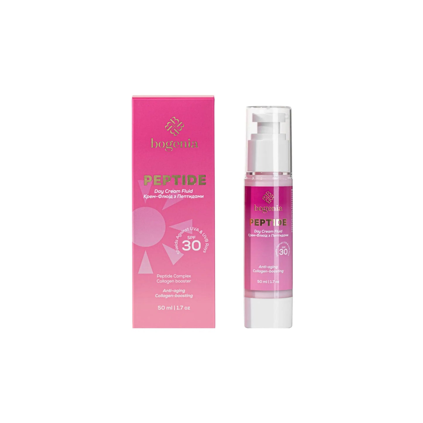 Крем-флюід с пептидами Peptide Day Cream Fluid SPF 30 - Крем для обличчя