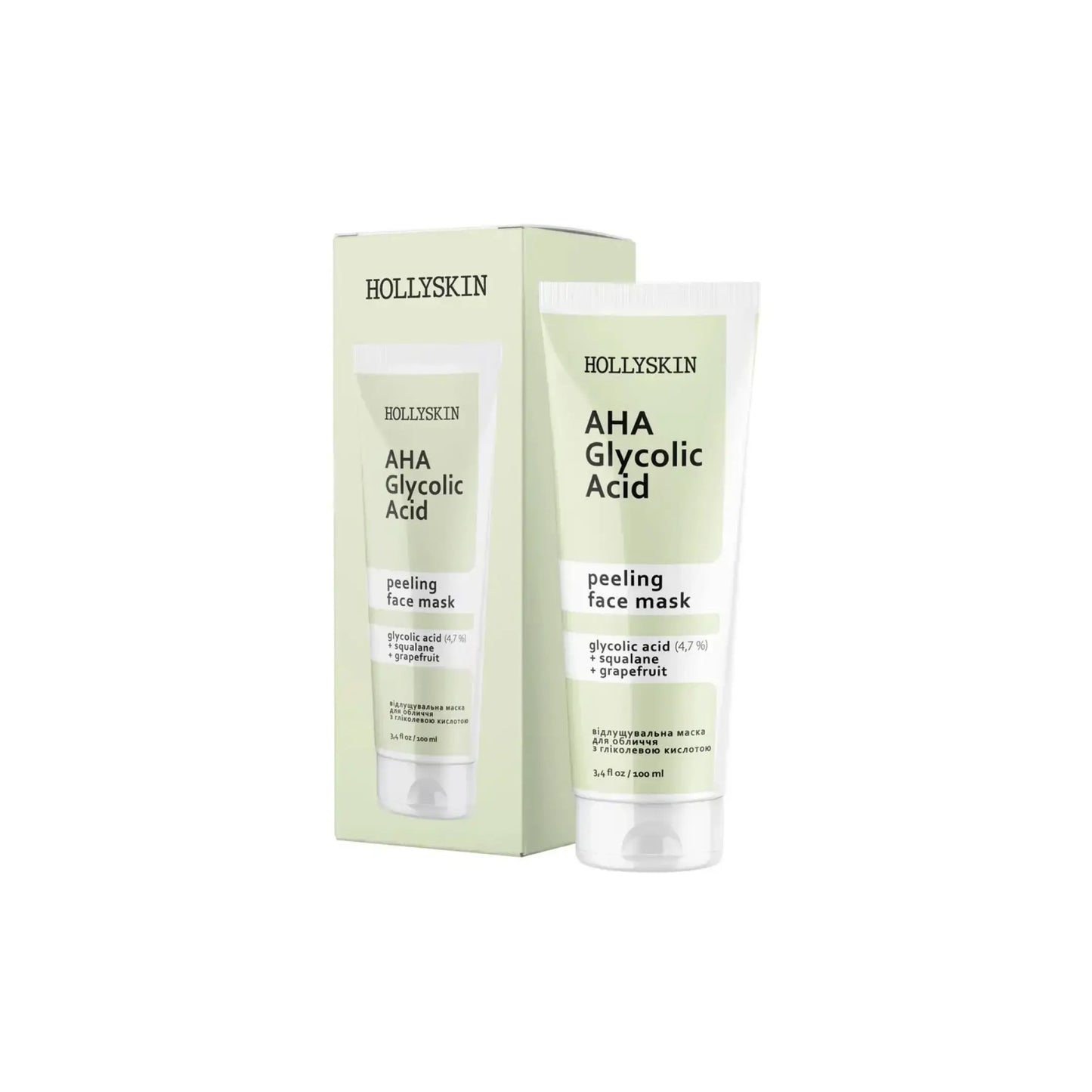 Маска для обличчя з гліколевою кислотою Glycolic AHA Acid Face Mask - Маска для обличчя