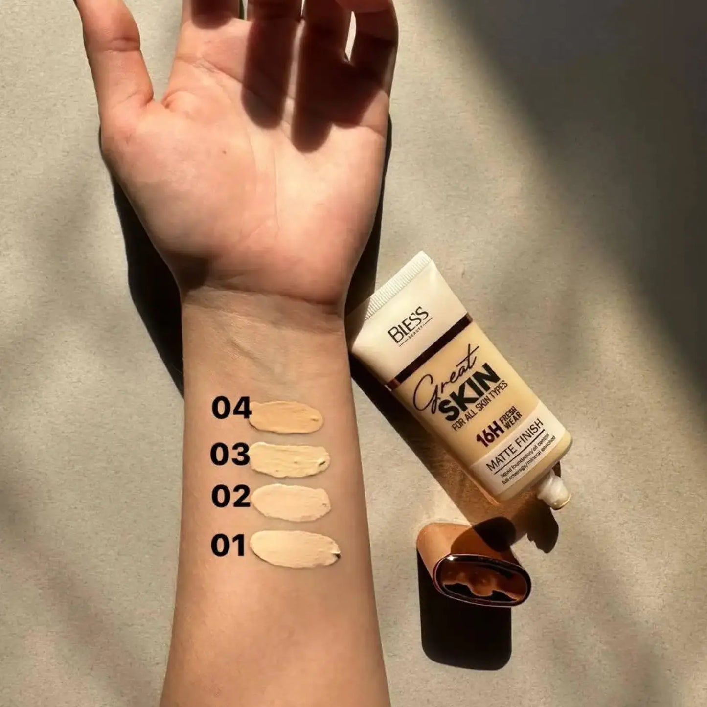 Матуючий тональний крем Matte Finish Great Skin Тональна основа