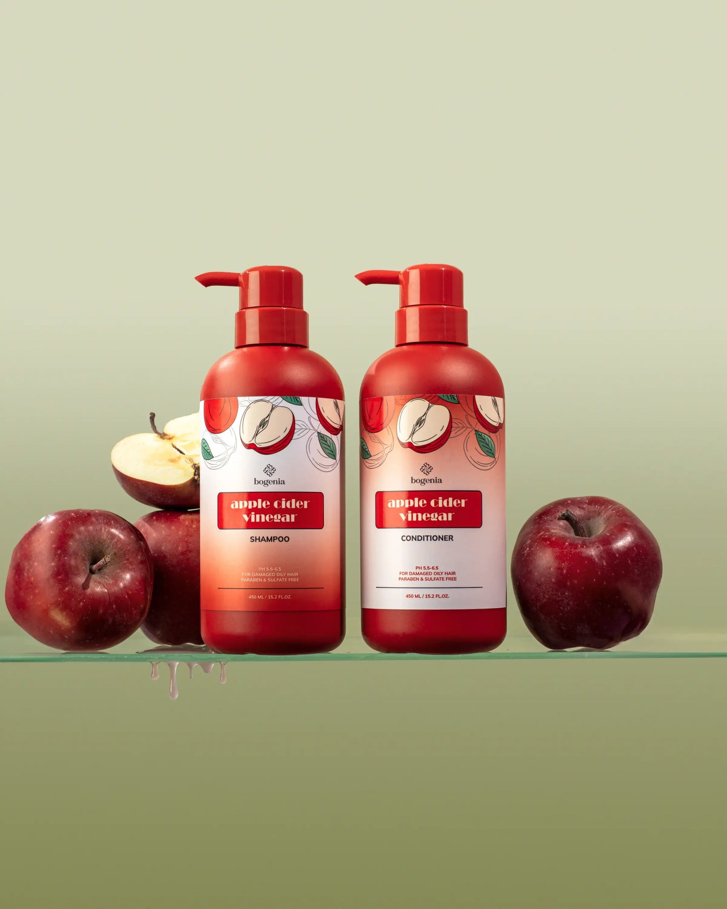 Набір для волосся з яблучним оцтом Apple Cider Vinegar Набори для догляду за волоссям