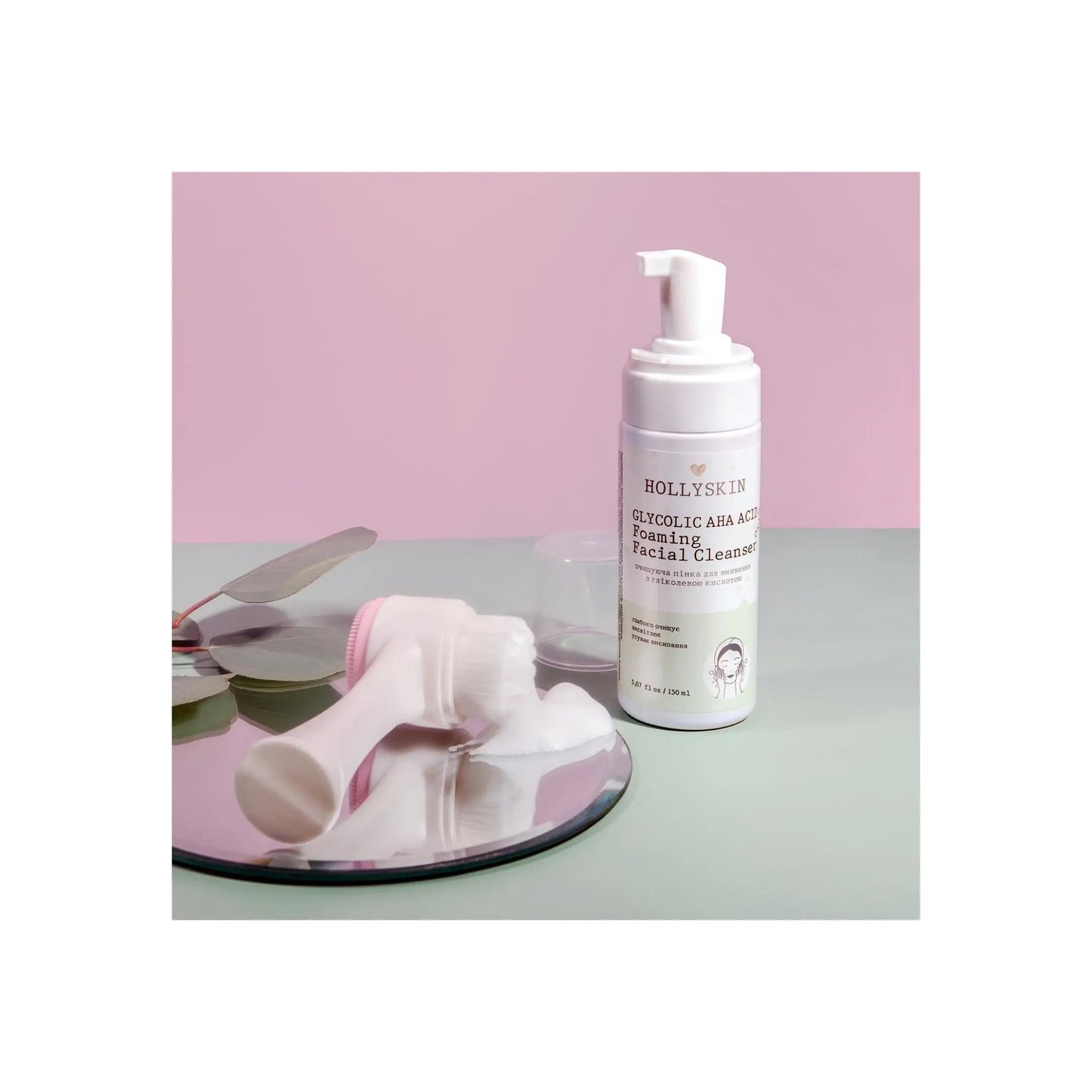 Очищувальна пінка для вмивання з гліколевою кислотою AHA Acid Foaming Facial Cleanser - Пінка для обличчя