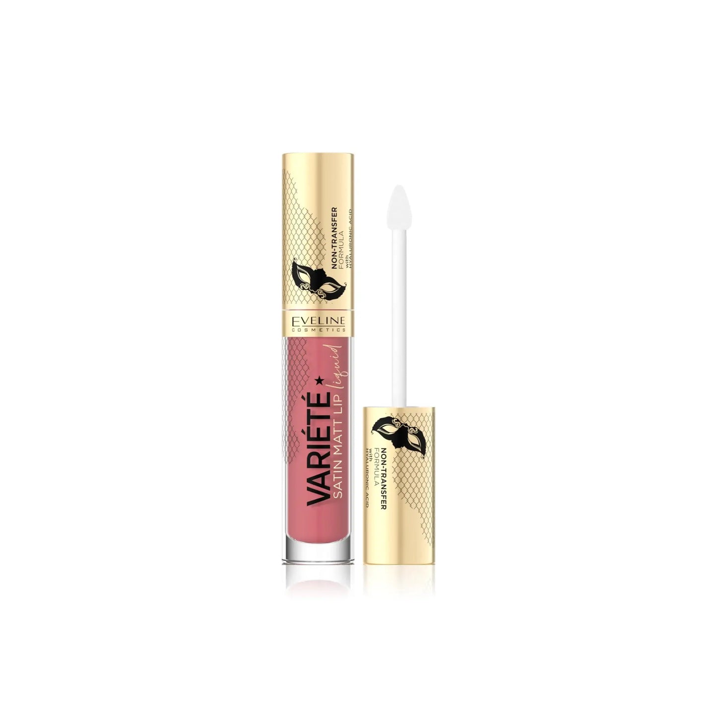 Рідка помада для губ Variete Satin Matt Lip Liquid Lipstick - №5 Peach Mousse - Рідка помада