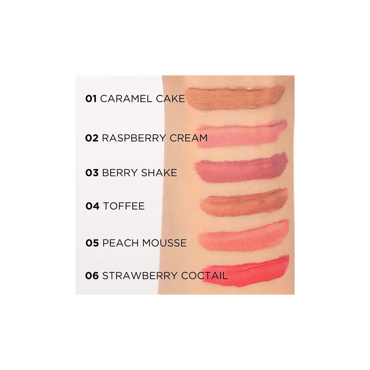 Рідка помада для губ Variete Satin Matt Lip Liquid Lipstick Рідка помада