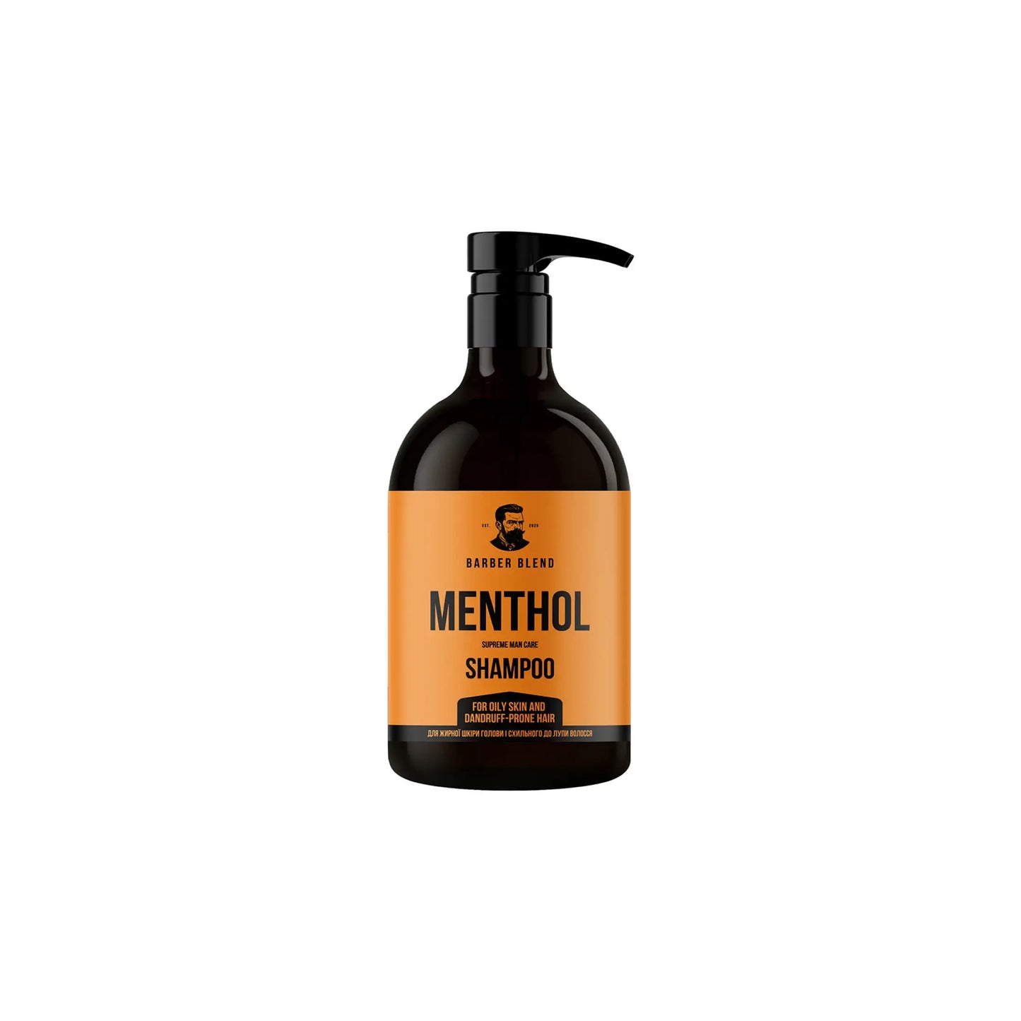 Шампунь для жирної шкіри голови і схильного до лупи волосся Menthol - 500ml - Шампунь