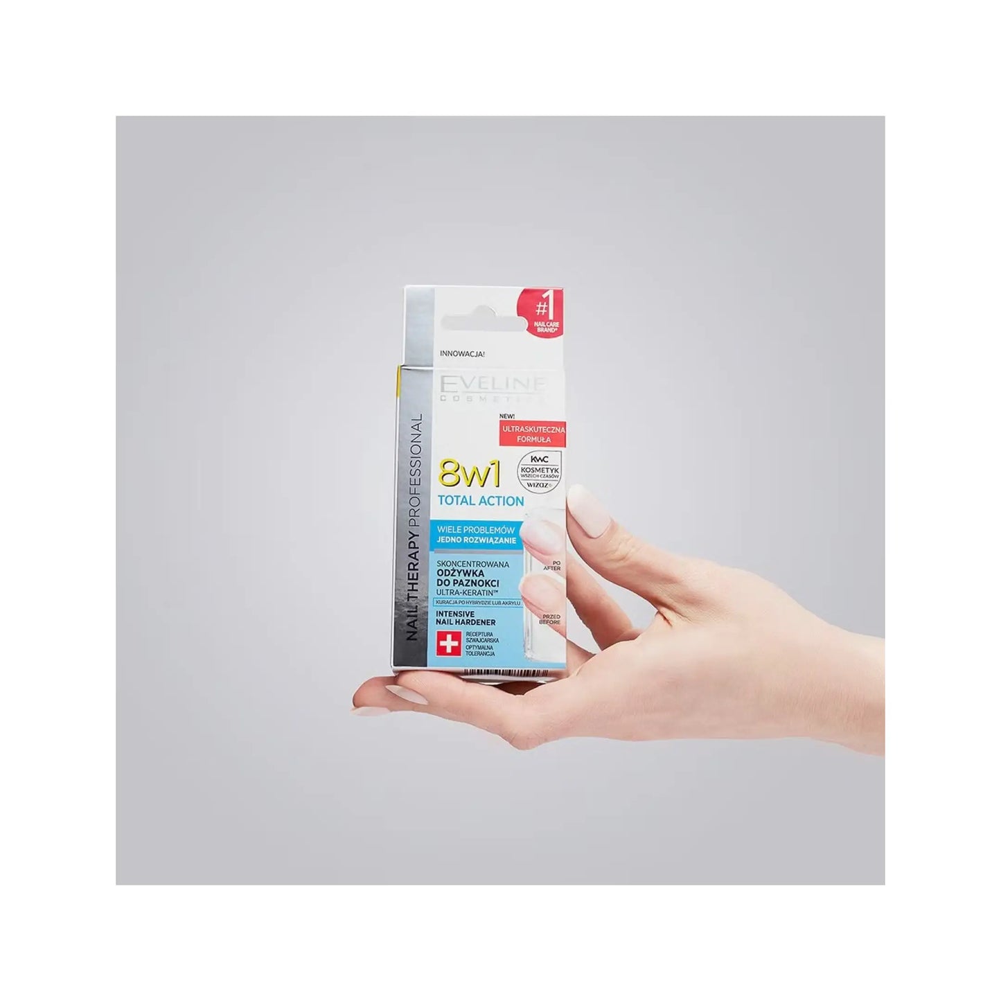 Засіб для відновлення нігтів 8 в 1 Nail Therapy Total Action Догляд за нігтями