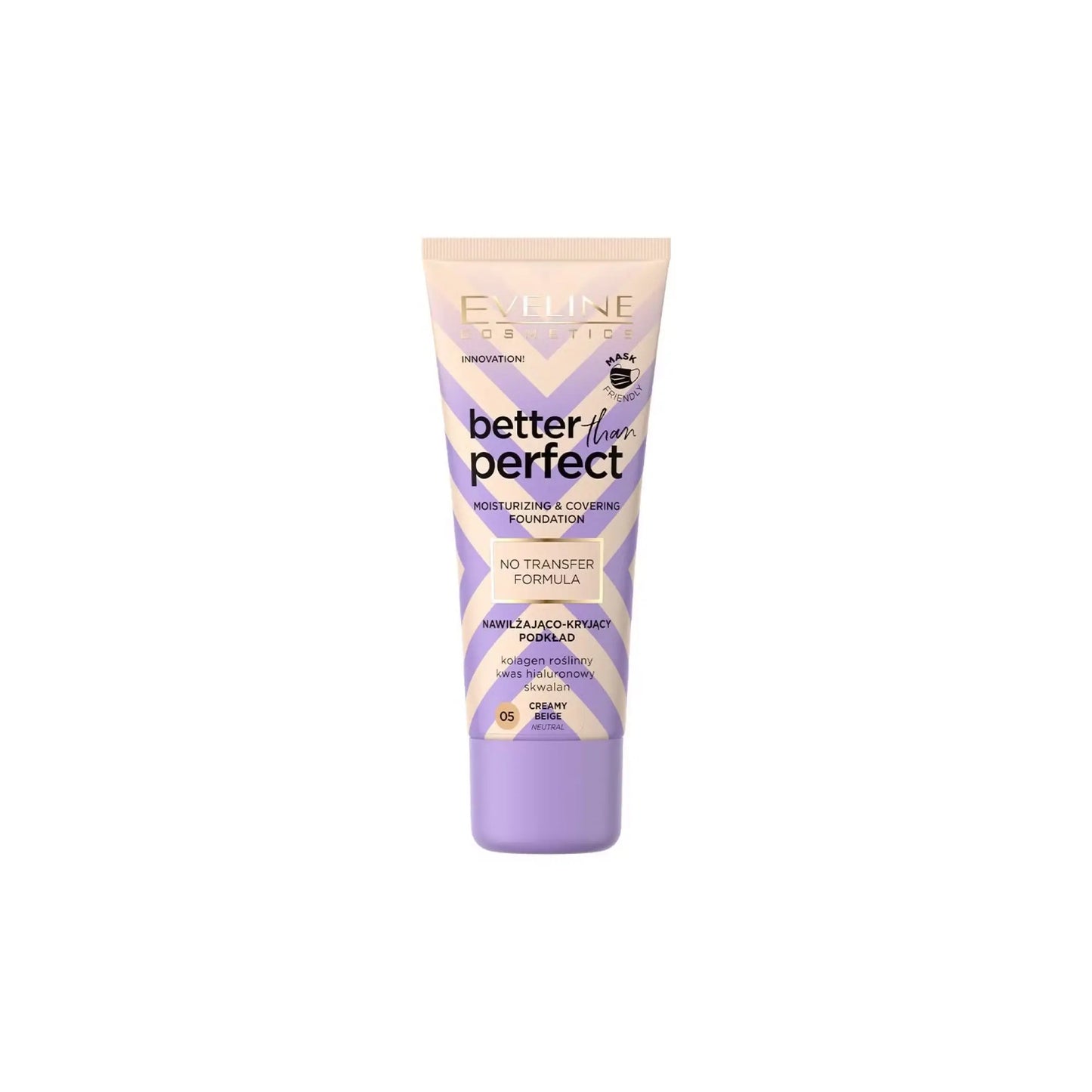 Зволожувальна тональна основа Better Than Perfect Foundation №5 Creamy Beige Тональна основа