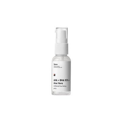 Пілінг для обличчя з екстрактом алое + AHA + BHA 10%