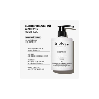 Відновлювальний шампунь для пошкодженого та фарбованого волосся Fiberplex