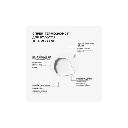 Спрей-термозахист для захисту та збереження вологи у волоссі Thermolock