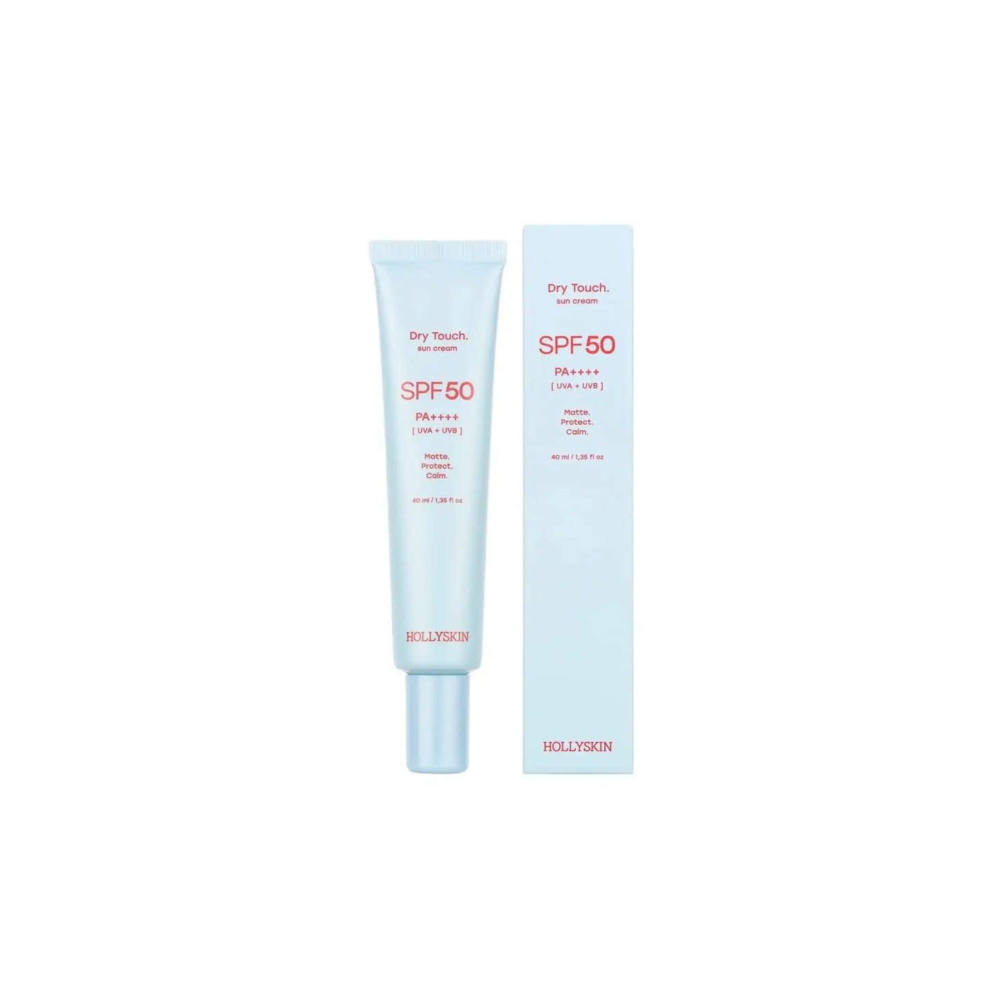 Матуючий сонцезахисний крем для обличчя Dry Touch. SPF 50