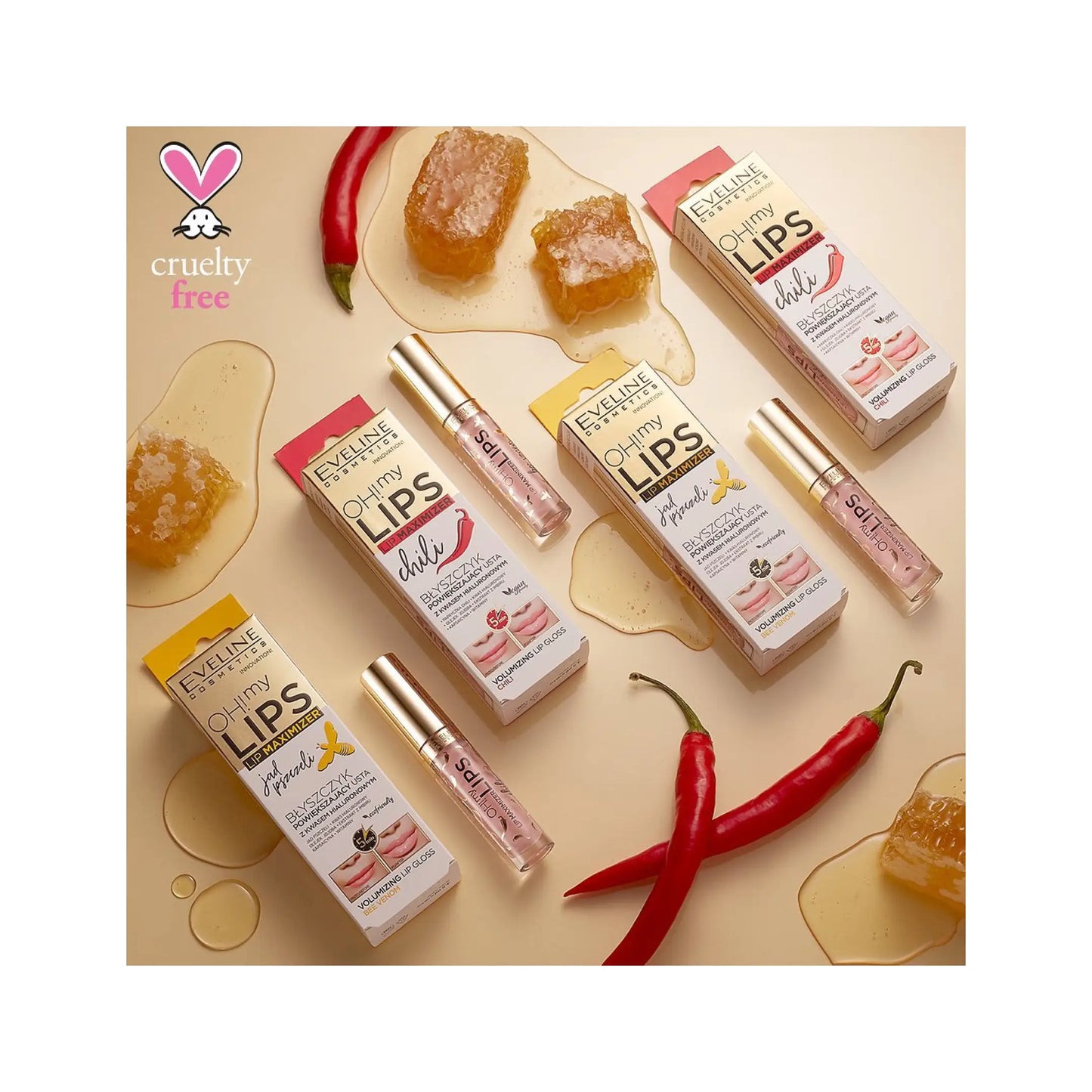 Блиск для губ OH! My Lips Lip Maximizer Bee Wenom Блиск для губ