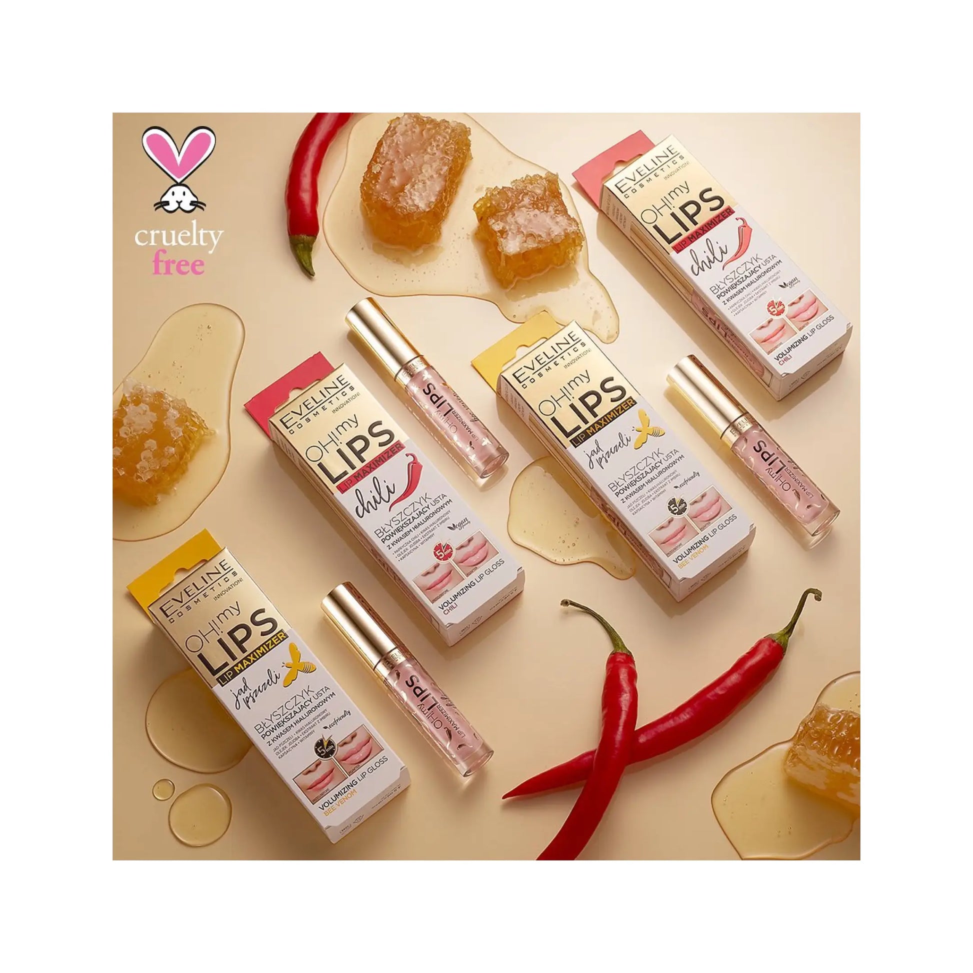 Блиск для губ OH! My Lips Lip Maximizer Bee Wenom Блиск для губ