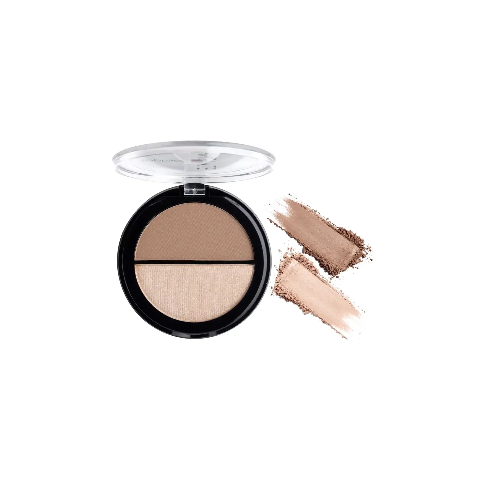 Бронзер хайлайтер для обличчя Instyle Contour & Highlighter №1 Бронзер Хайлайтер