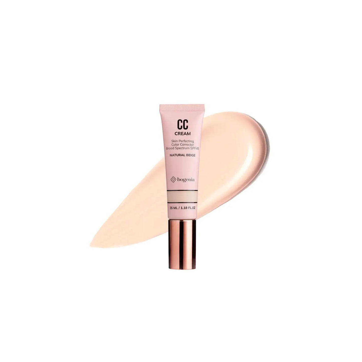 CC крем Skin Perfecting SPF45 Bogenia - №3 Natural Beige - Тональна основа