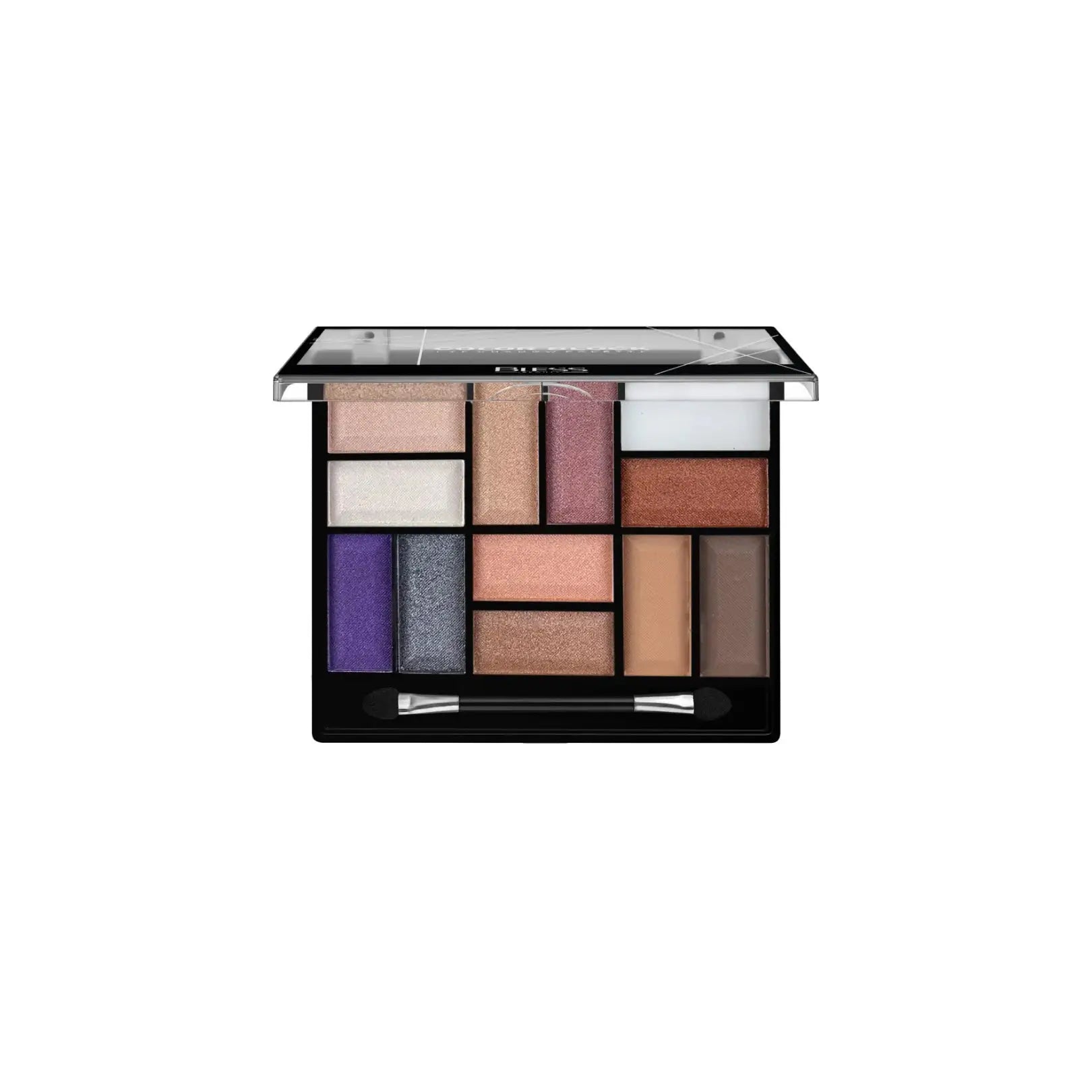 Набір тіней 12 відтінків Color Block Eye Shadow Palette Bless Beauty - №5 - Тіні для повік