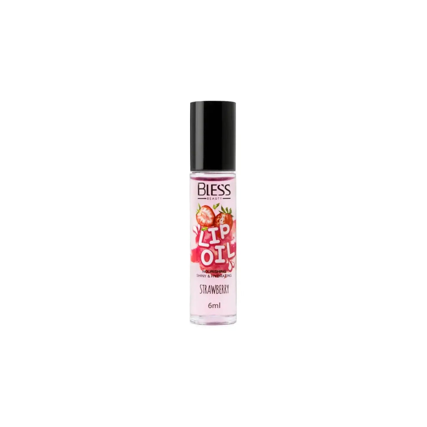 Олія для губ Roll Lip Oil Bless Beauty - №4 Полуниця - Олія для губ