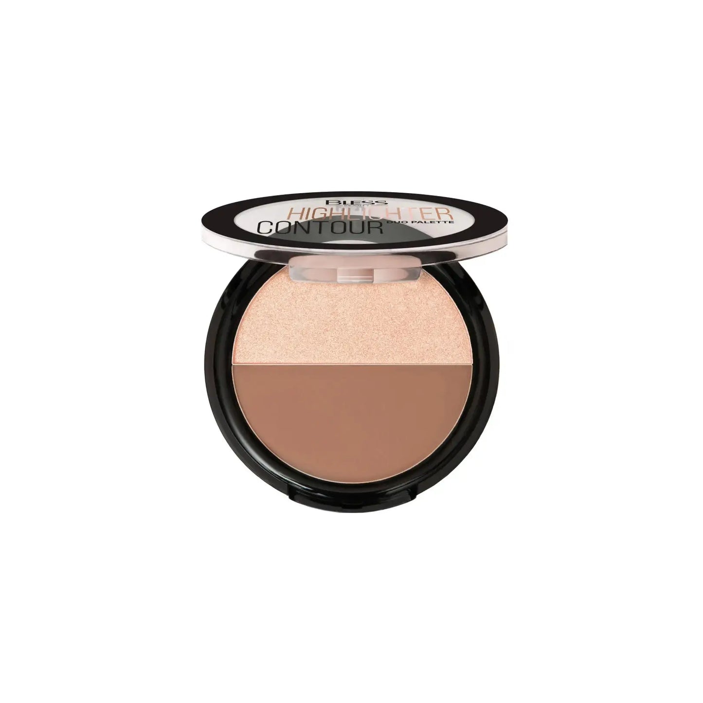 Палетка Duo Palette Highlighter Contour Bless Beauty - №1 - Контуринг