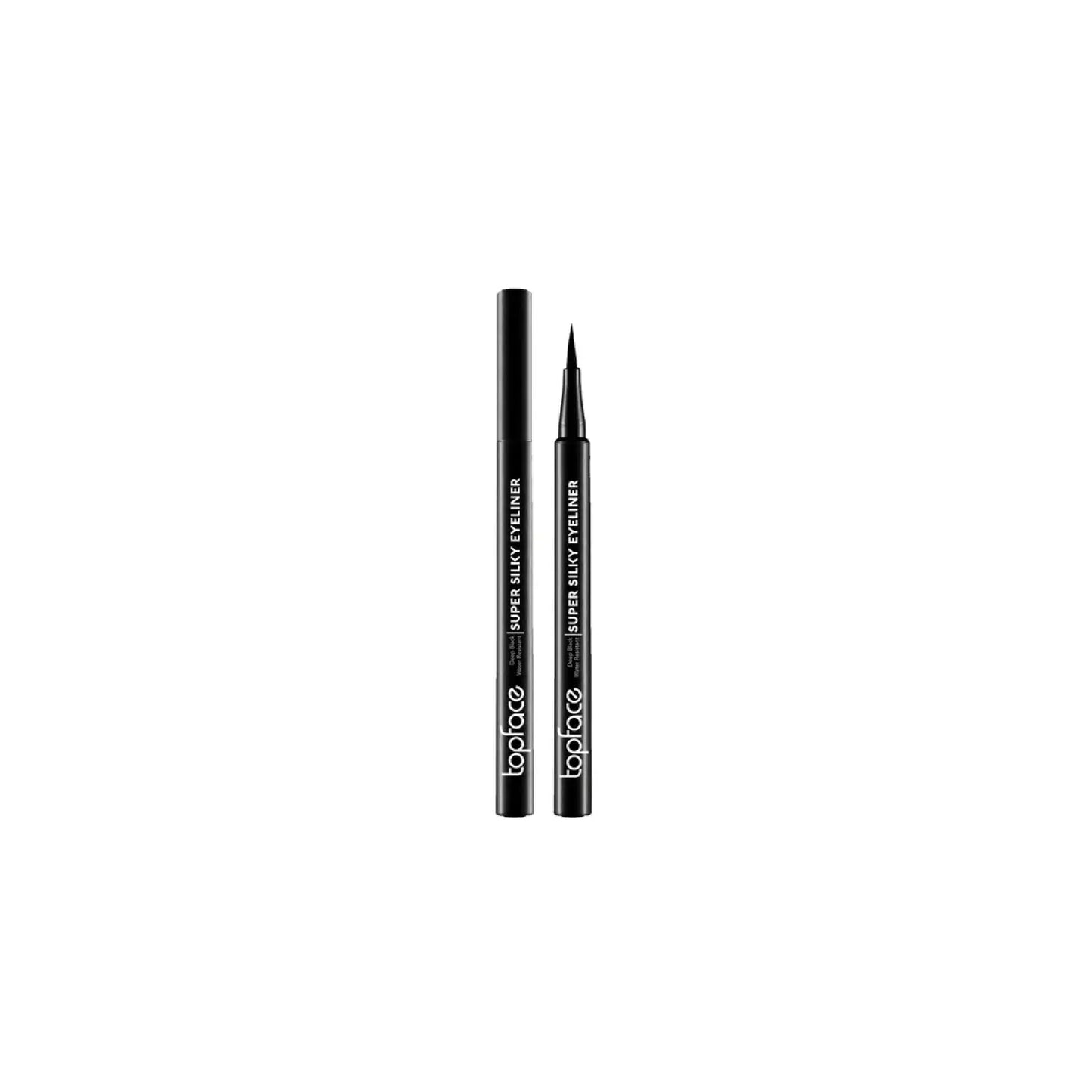 Підводка-фломастер водостійка Super Silky Eyeliner Topface - Підводка для очей