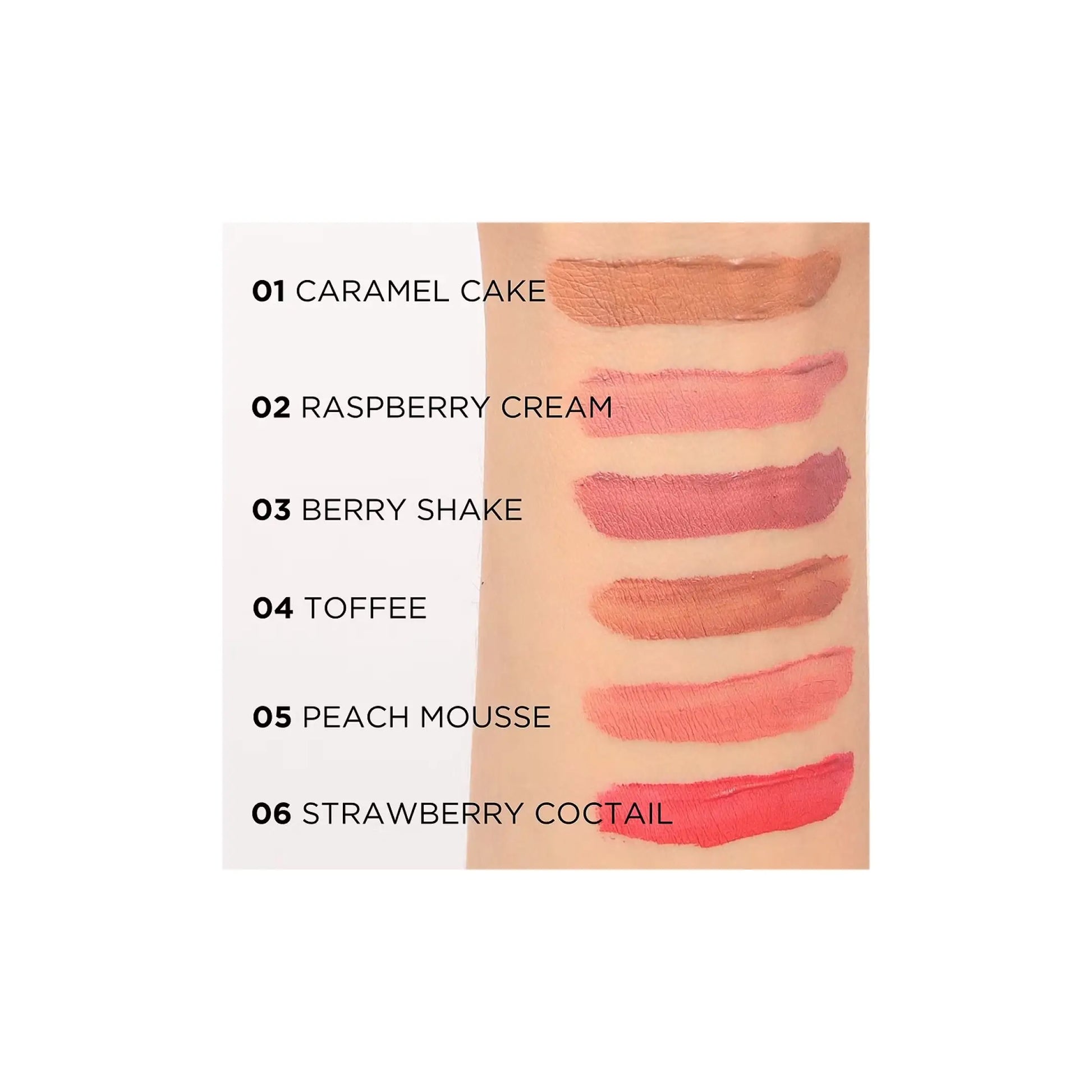 Рідка помада для губ Variete Satin Matt Lip Liquid Lipstick Рідка помада