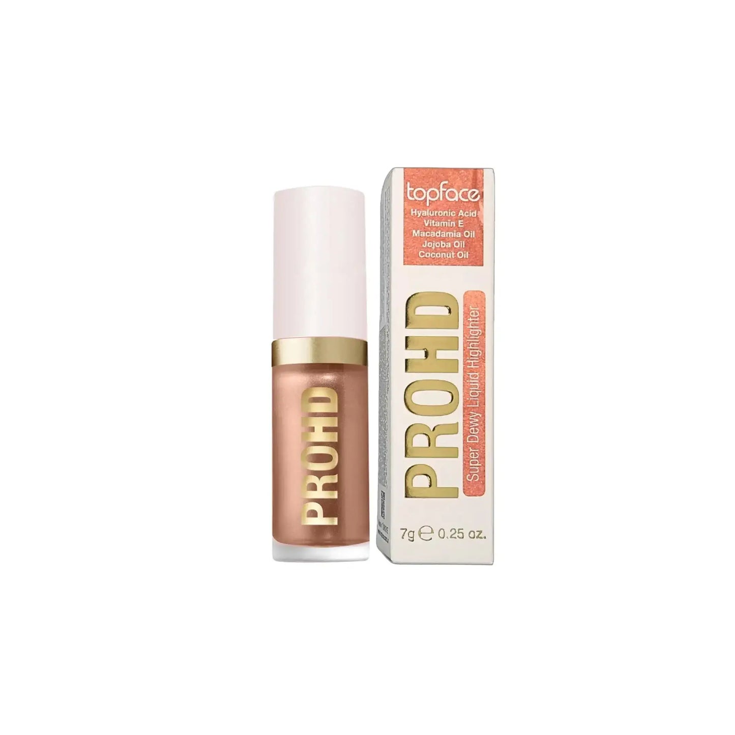 Рідкий хайлайтер для обличчя ProHD Super Dewy Liquid Highlighter - №3 Peach Fizz - Хайлайтер