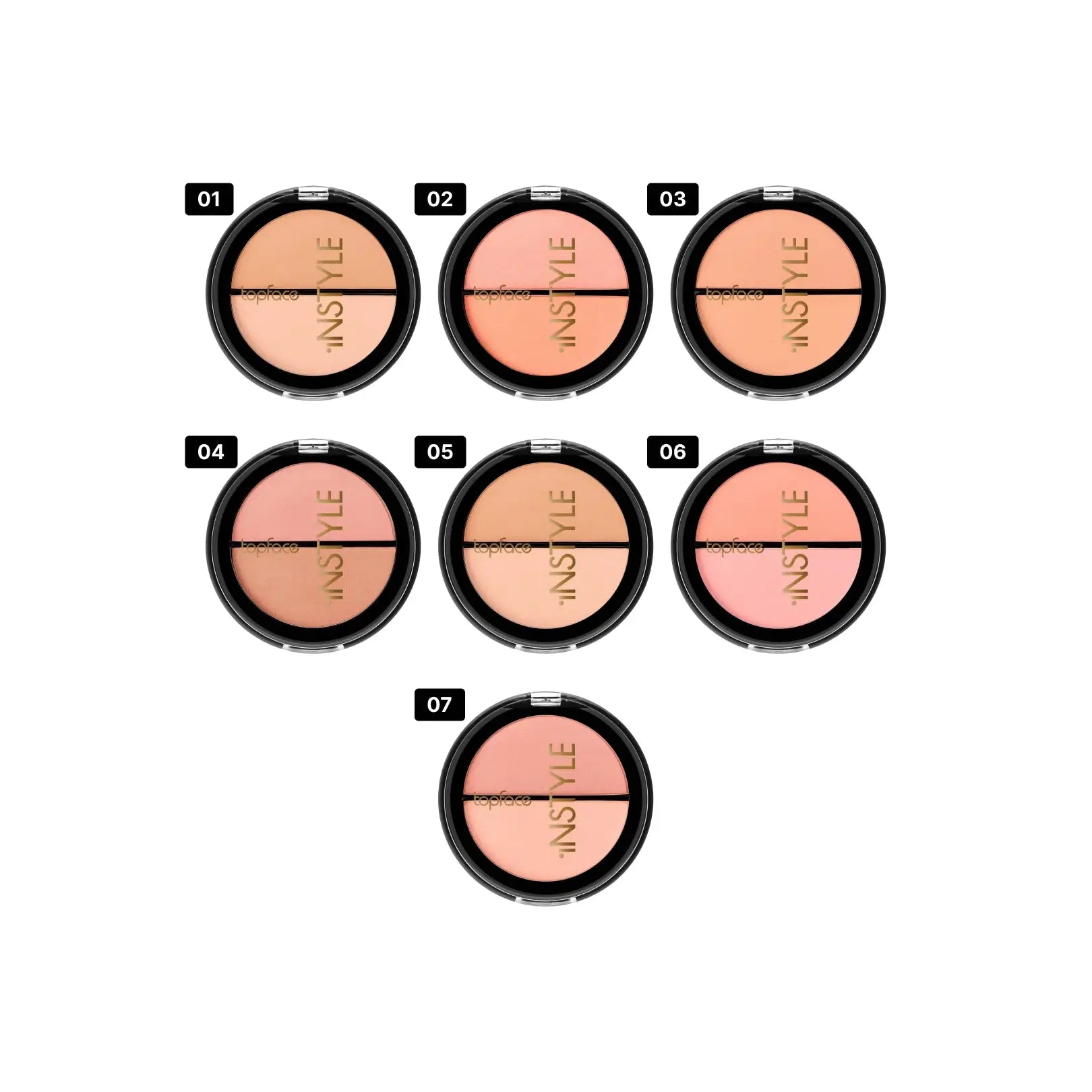 Рум’яна подвійні Instyle Twin Blush Topface - Рум’яна