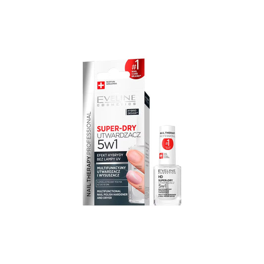 Сушка закріплювач лаку для нігтів 5 в 1 Nail Therapy Professional Super Dry Top Coat Догляд за нігтями