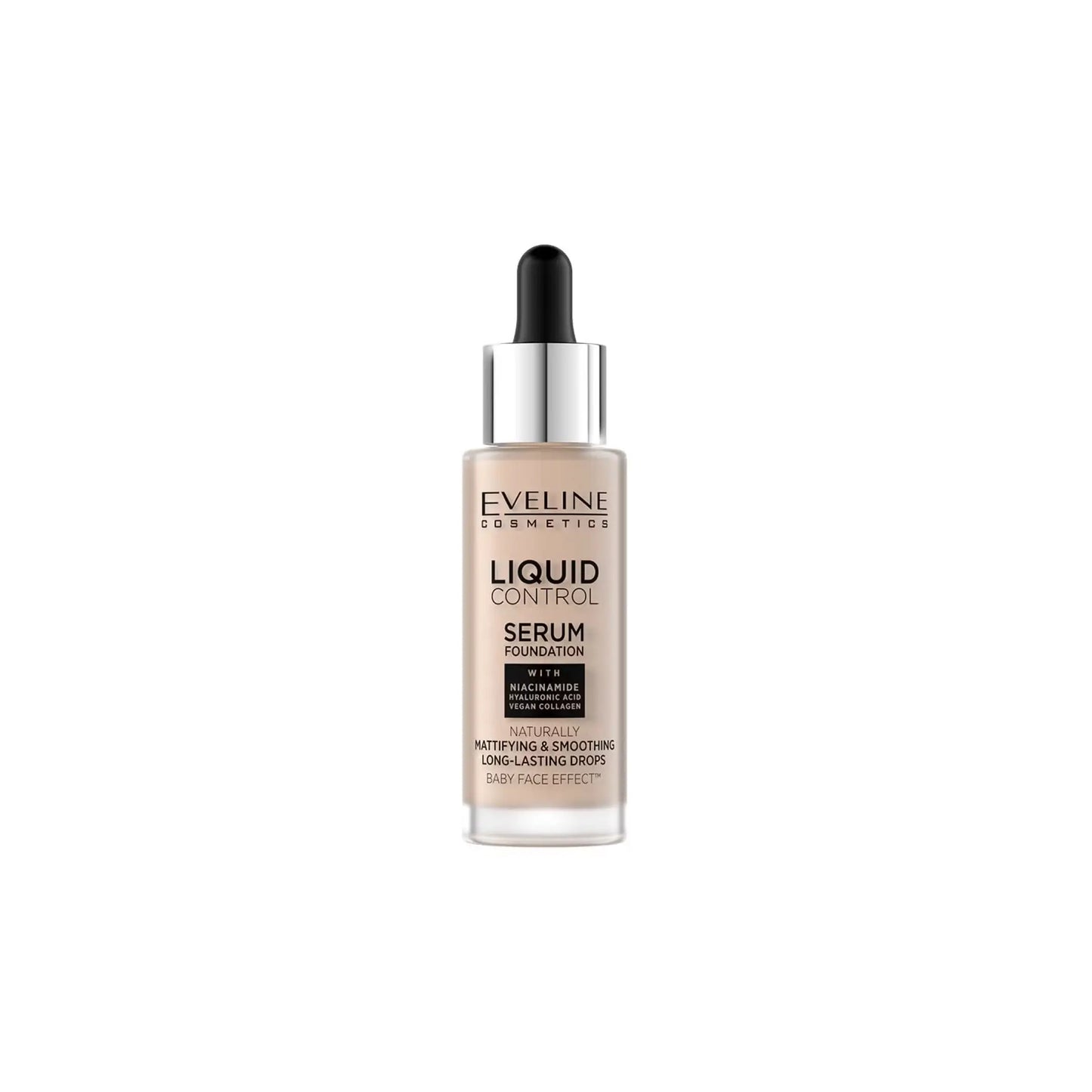 Тональна основа з ніацинамідом Liquid Control HD №10 Light Beige Тональна основа