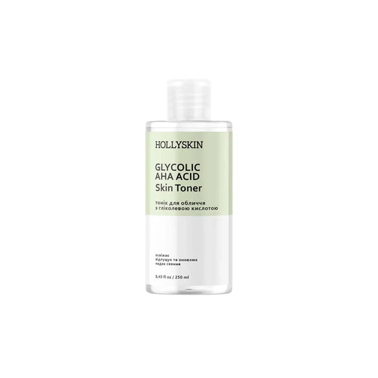 Тонік для обличчя з гліколевою кислотою Glycolic AHA Acid Skin Toner - 250ml - Тонік для обличчя